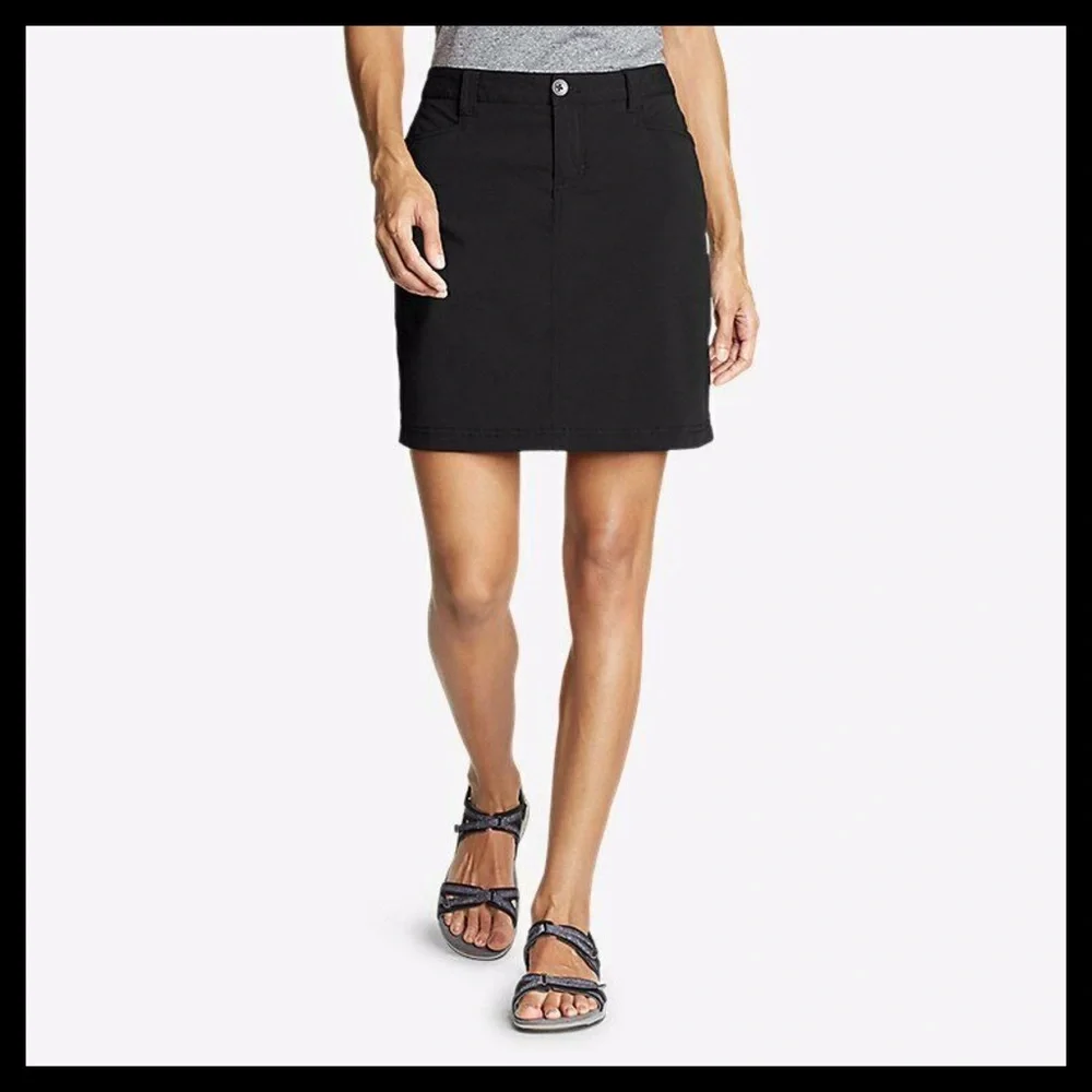 EDDIE BAUER Ladies' Adventurer 2.0 Skort Black - Picture 4 of 10